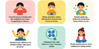 5 طرق فعالة لحماية الأطفال من فيروسات الشتاء في المنزل