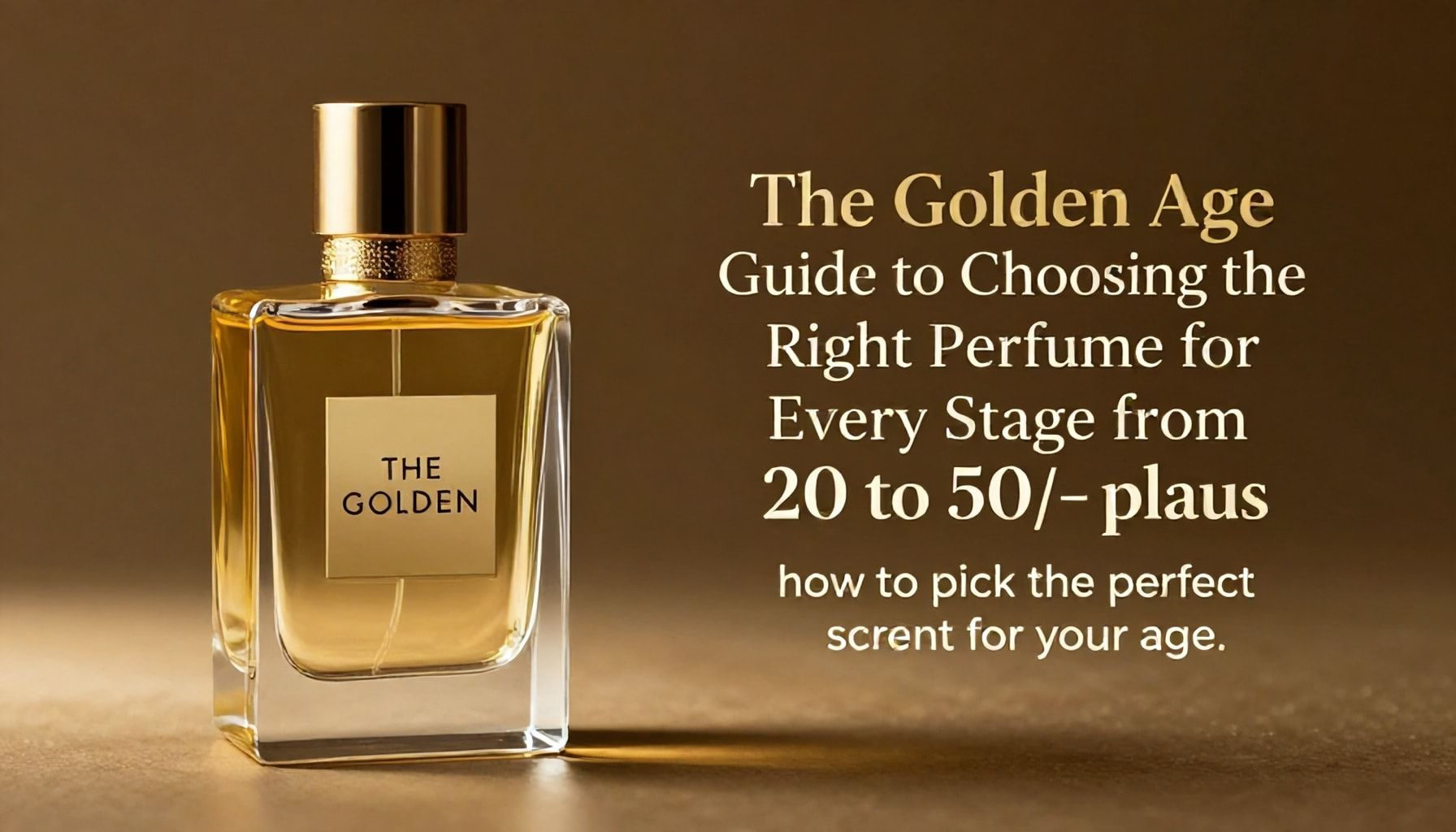 دليل العمر الذهبي لاختيار العطر المناسب في كل مرحلة من 20 إلى 50