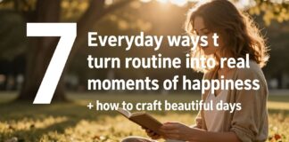 7 طرق يومية لتحويل الروتين إلى لحظات سعادة حقيقية
