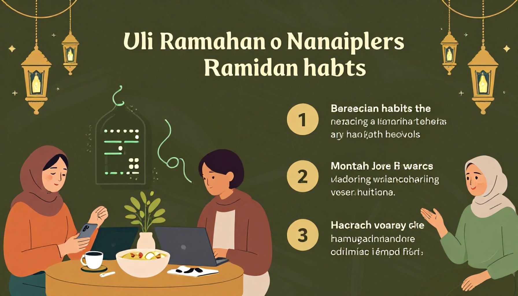 كيف تستفيدين من العادات الجديدة بعد نهاية الشهر الكريم