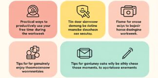 5 طرق عملية لاستغلال وقت فراغك بفعالية خلال أسبوع العمل