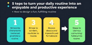 5 خطوات لتحويل روتينك اليومي إلى تجربة ممتعة ومفيدة