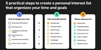 5 خطوات عملية لإنشاء قائمة اهتمامات شخصيّة تنظم وقتك وأهدافك