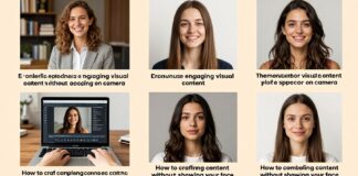 5 تقنيات لإنشاء محتوى بصري جذاب دون ظهور الكاميرا