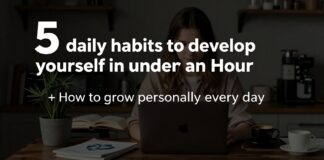 5 عادات يومية لتطوير ذاتك في أقل من ساعة