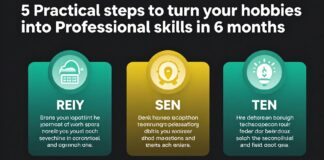 5 خطوات عملية لتحويل هواياتك إلى مهارات احترافية خلال 6 أشهر