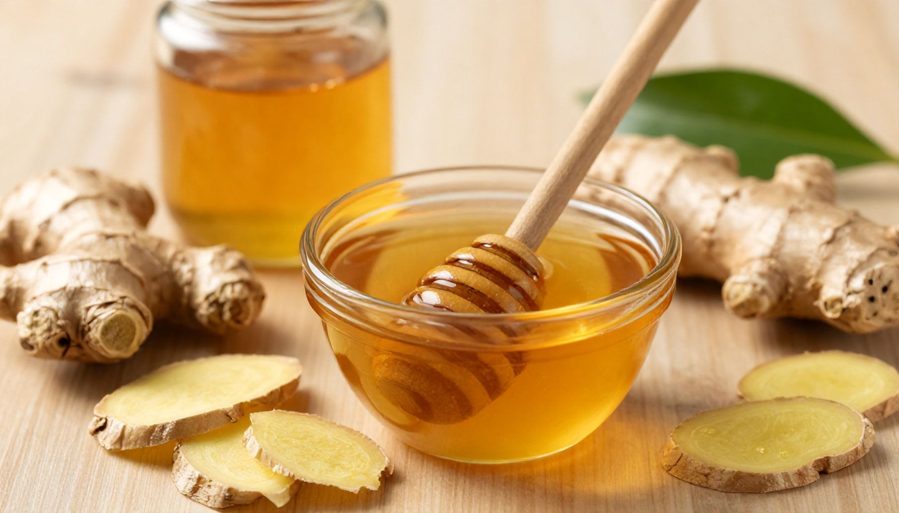 كيف تعمل العسل والزنجبيل على تهدئة الحلق الملتهب