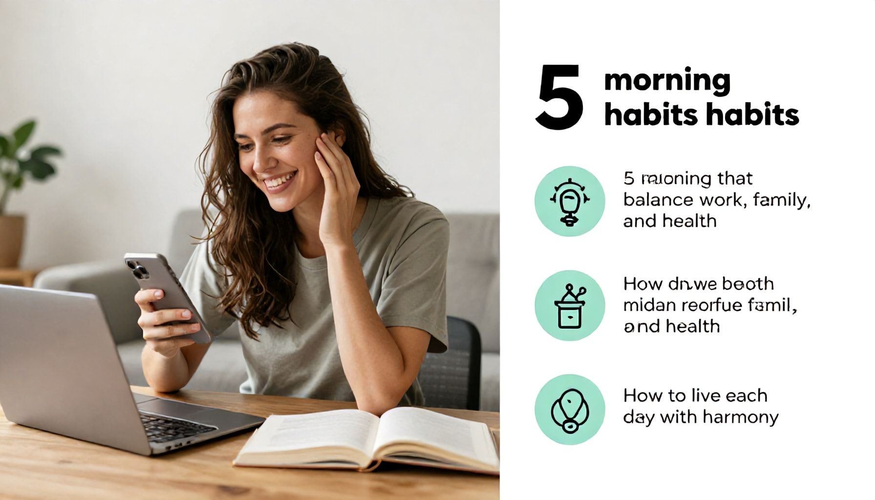 5 عادات صباحية تضمن توازن يومك بين العمل والعائلة والصحة