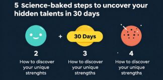 5 خطوات علمية لاكتشاف مواهبك المخفية في 30 يومًا