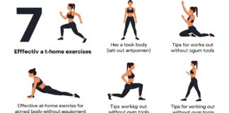 7 تمارين منزلية فعالة لتحصلين على جسم رياضي دون معدات