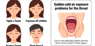 الهواء البارد يسبب 5 مشاكل للحلق عند التعرض المفاجئ له
