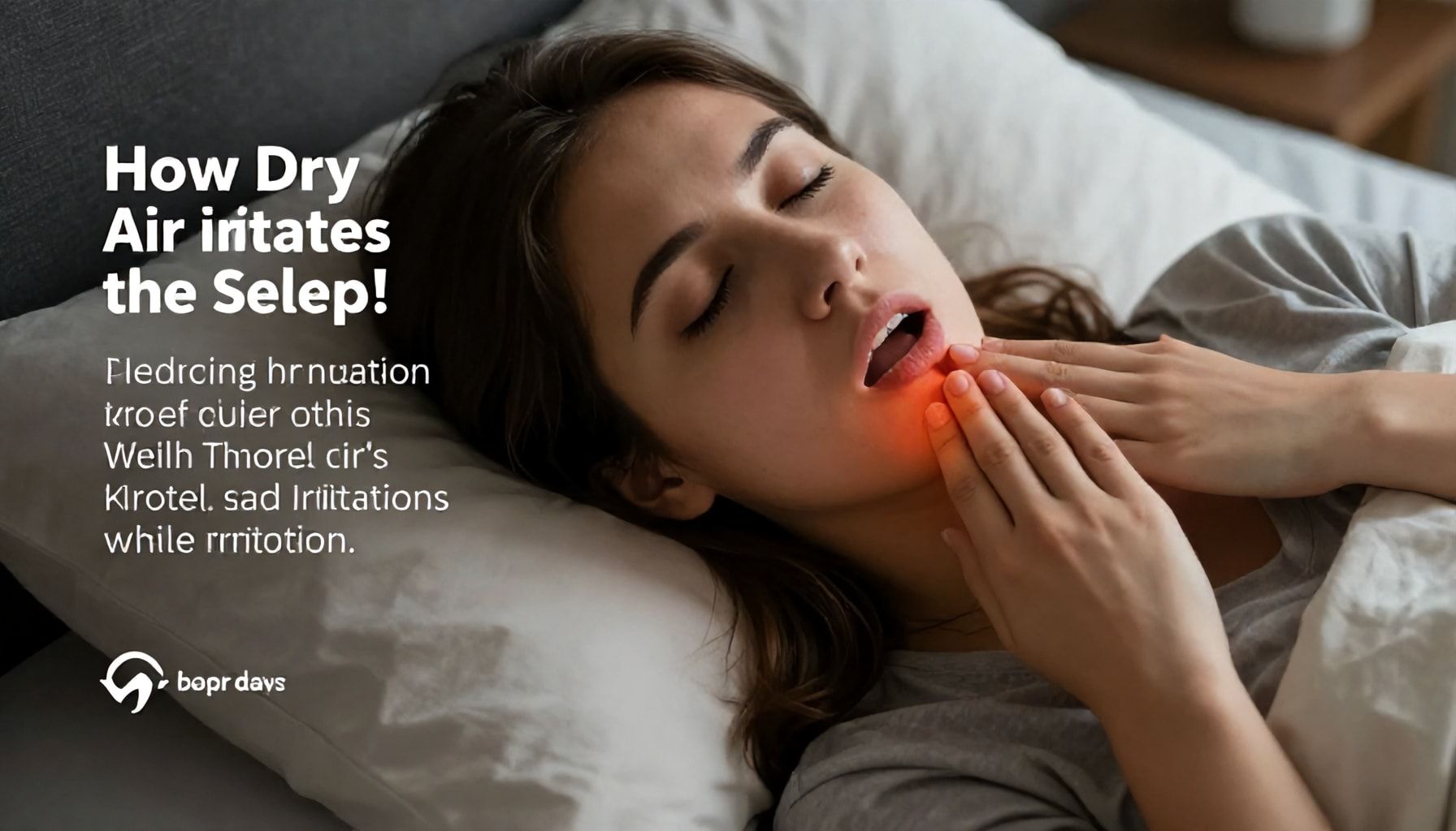 كيف يؤثر جفاف الهواء في تهيج الحلق