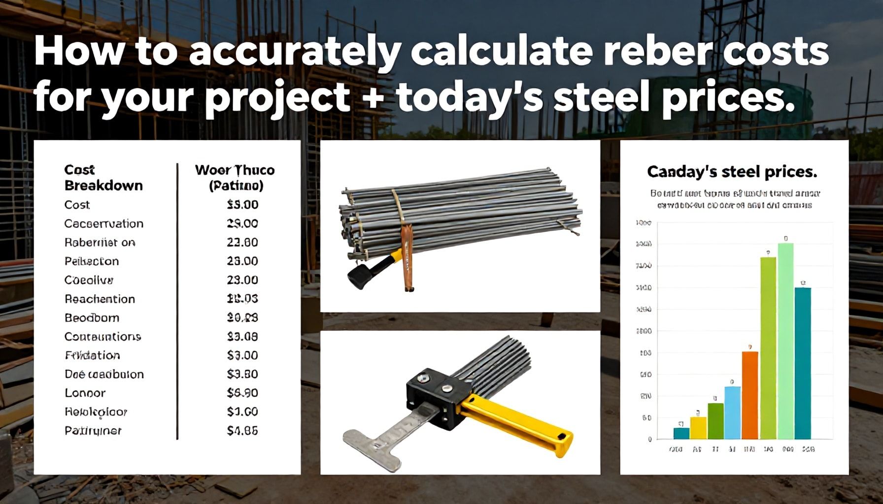 كيفية حساب تكلفة حديد التسليح لمشروعك بدقة