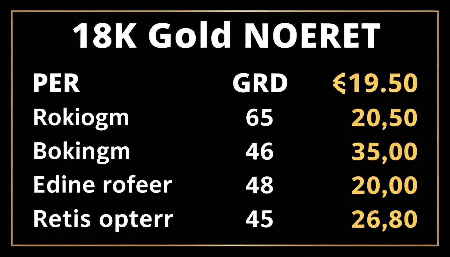 كيفية حساب سعر المجوهرات بناءً على سعر الجرام