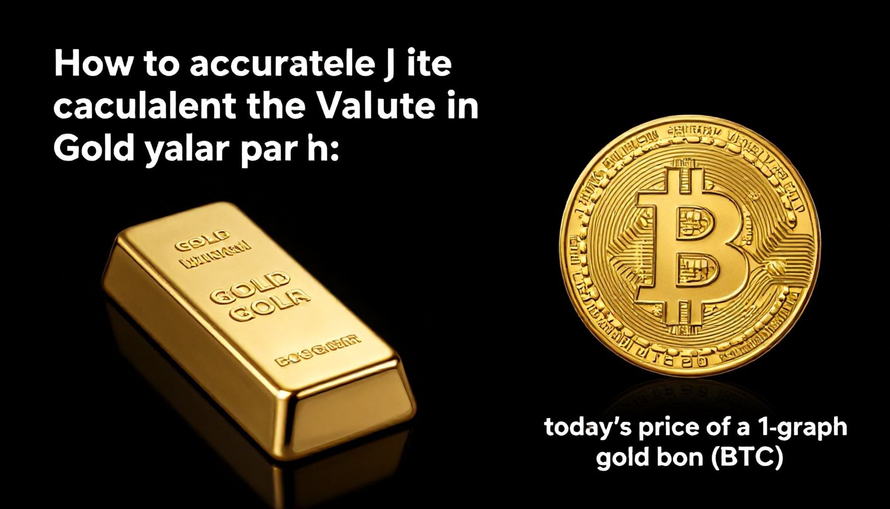 كيفية حساب قيمة الذهب بالعملات المشفرة بدقة