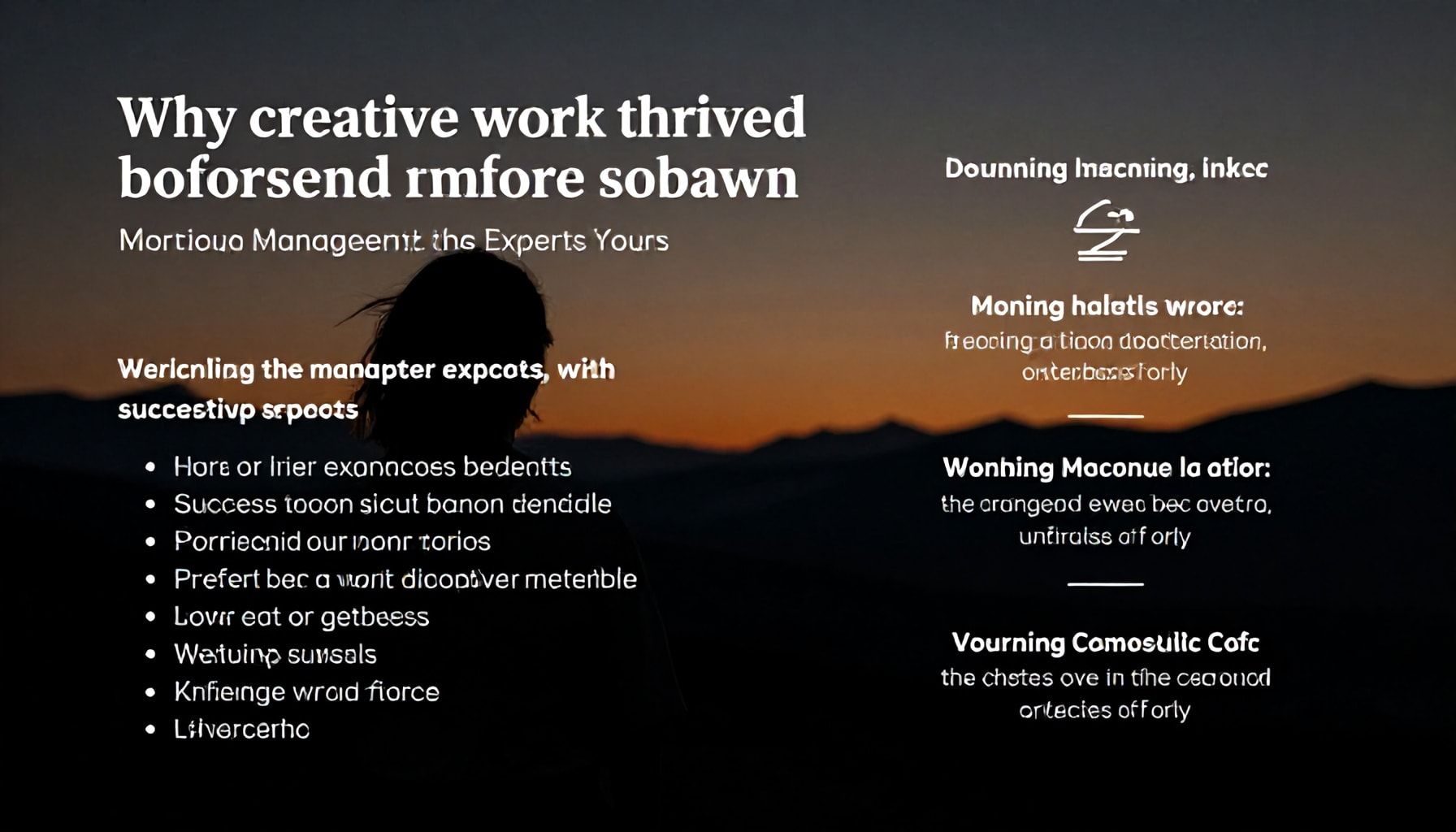 لماذا تبدأ الإبداعية قبل الفجر حسب خبراء الإدارة