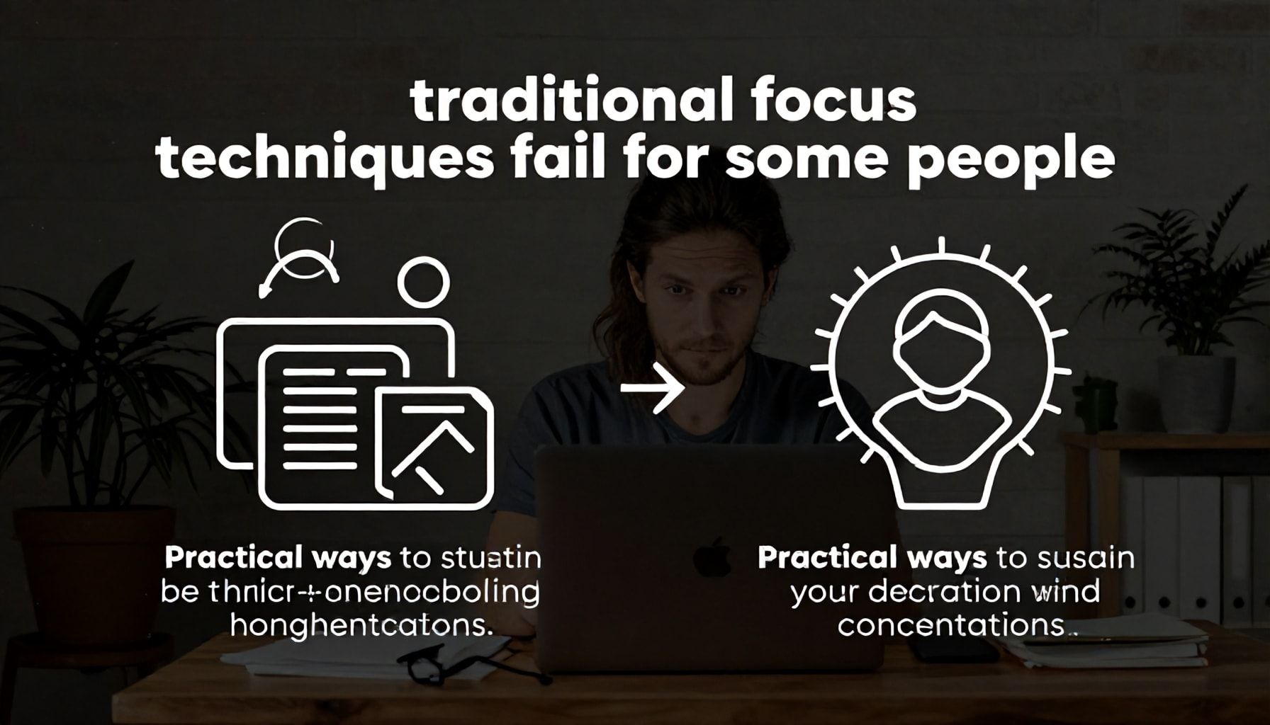 لماذا تفشل طرق التركيز التقليدية مع البعض؟