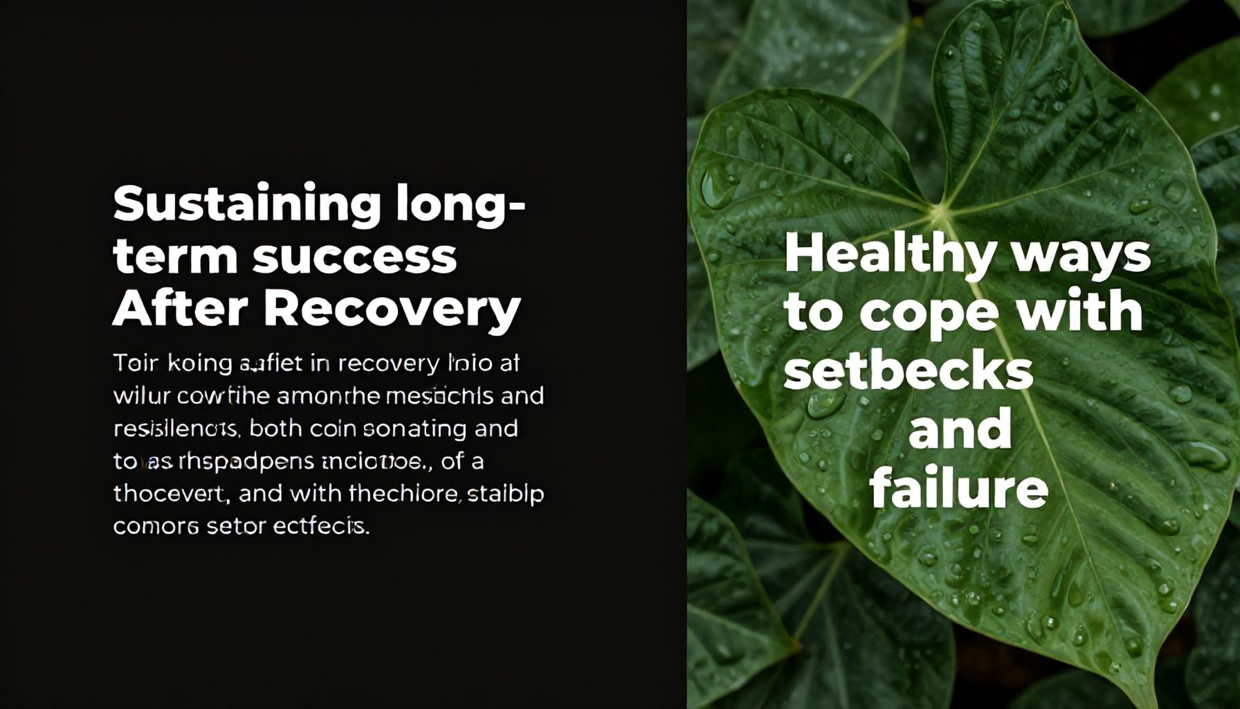 ما بعد التعافي كيف تحافظين على نجاح مستدام