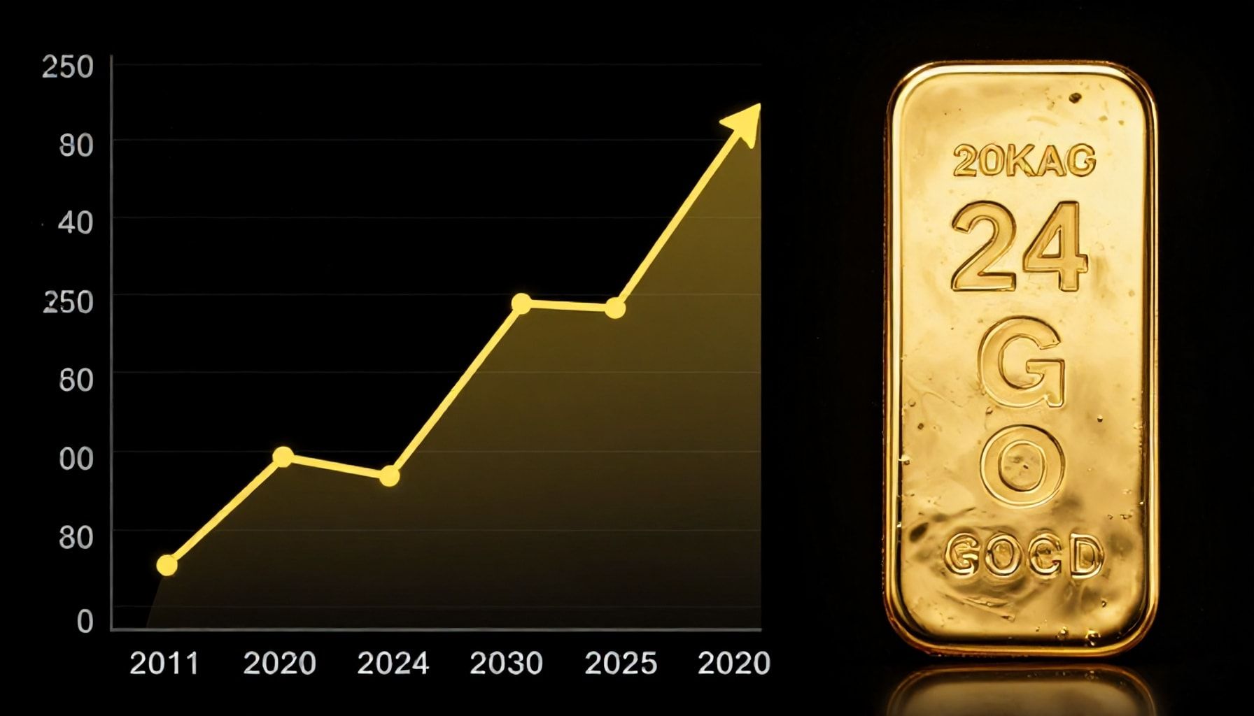 مسار أسعار الذهب في الأسابيع الماضية قبل القفزة الأخيرة