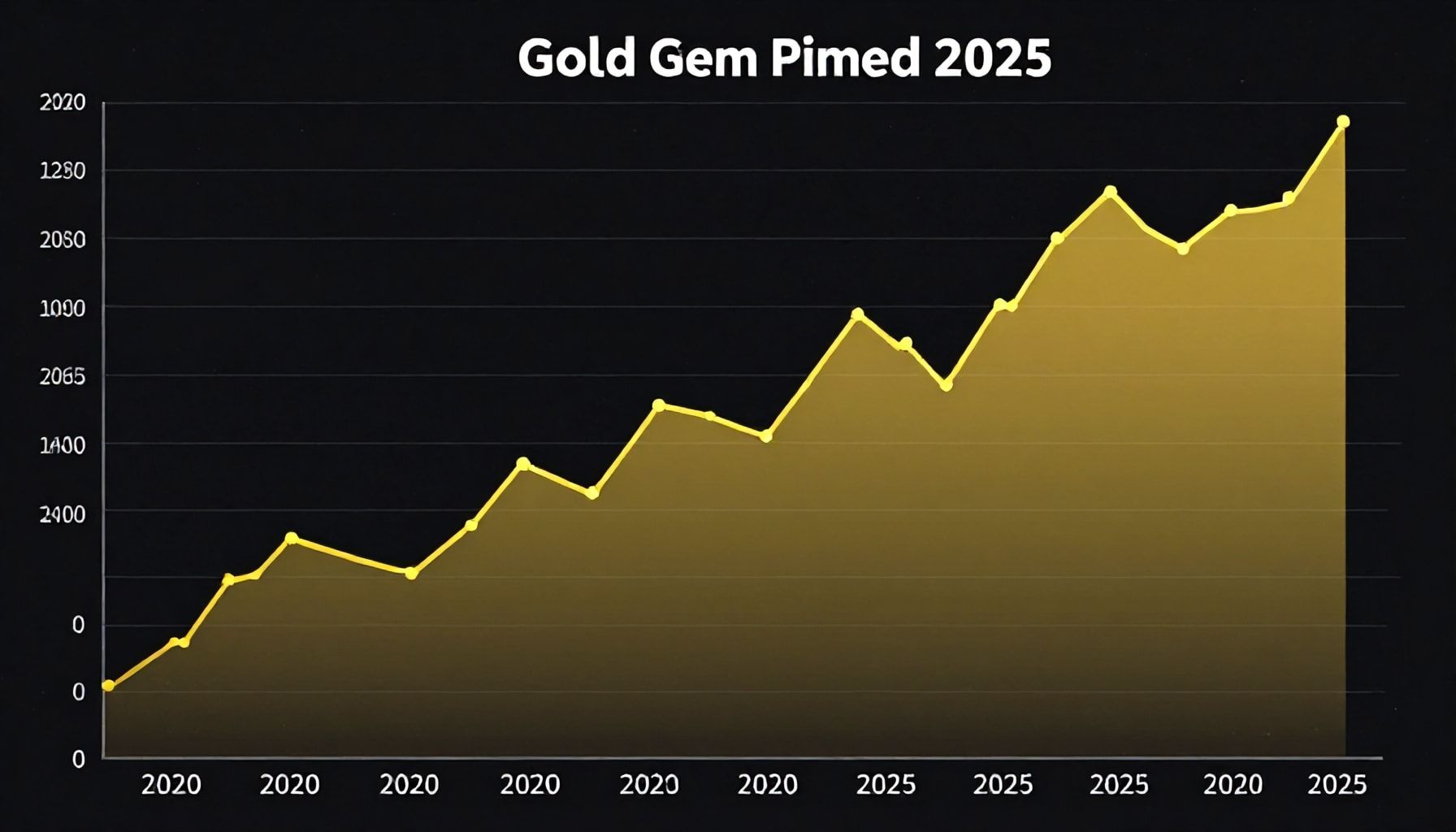 مسيرة الذهب من 2020 حتى اليوم