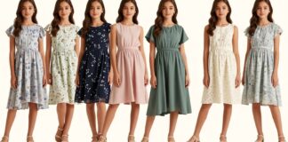 فساتين المتجرات الخليجية تطرح 7 تصاميم محتشمة للبنات في 2024