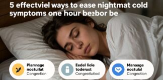 5 نصائح فعالة لتخفيف أعراض الرشح الليلي قبل النوم بساعة