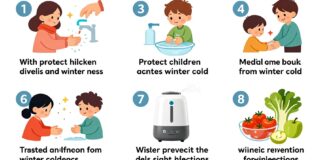 5 نصائح طبية لحماية الأطفال من نزلات البرد الشتوية