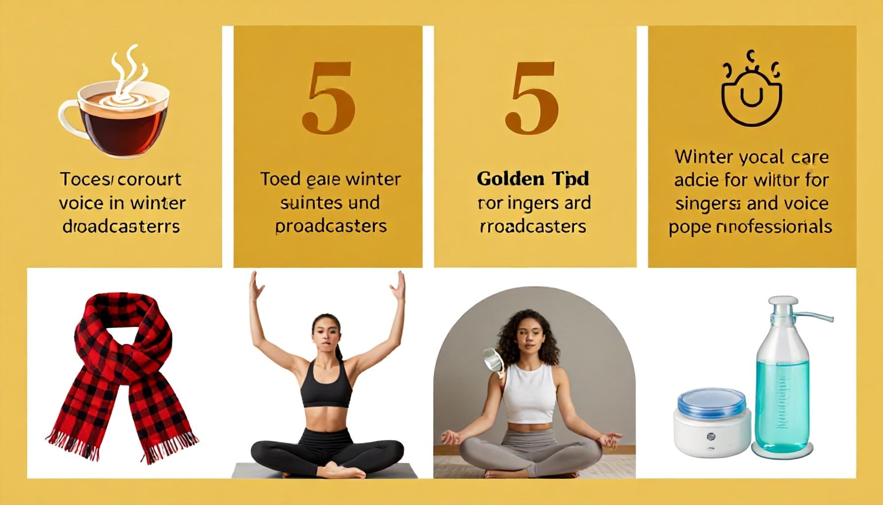 5 نصائح ذهبية لحماية الصوت في فصل الشتاء لمغنين ومذيعين