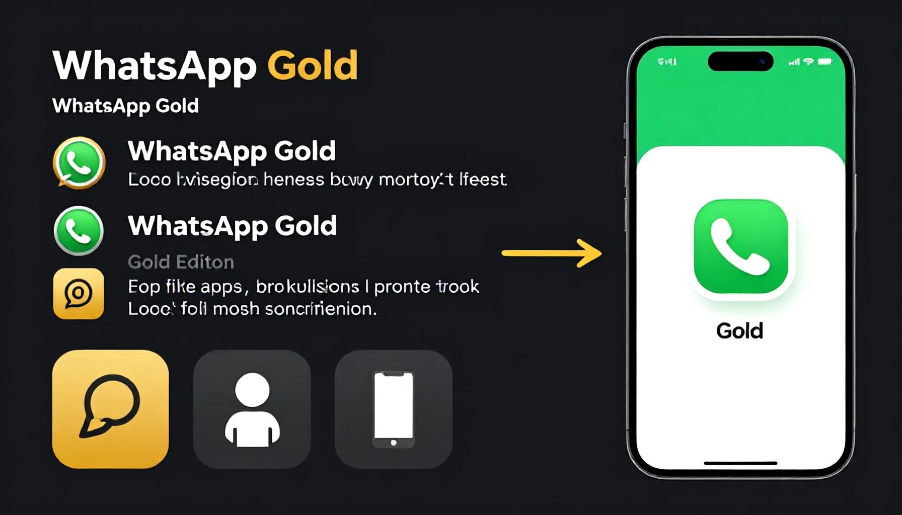 واتساب الذهبي وما هي النسخ غير الرسمية