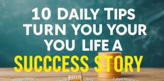 10 نصائح يومية لتحويل حياتك إلى قصة نجاح