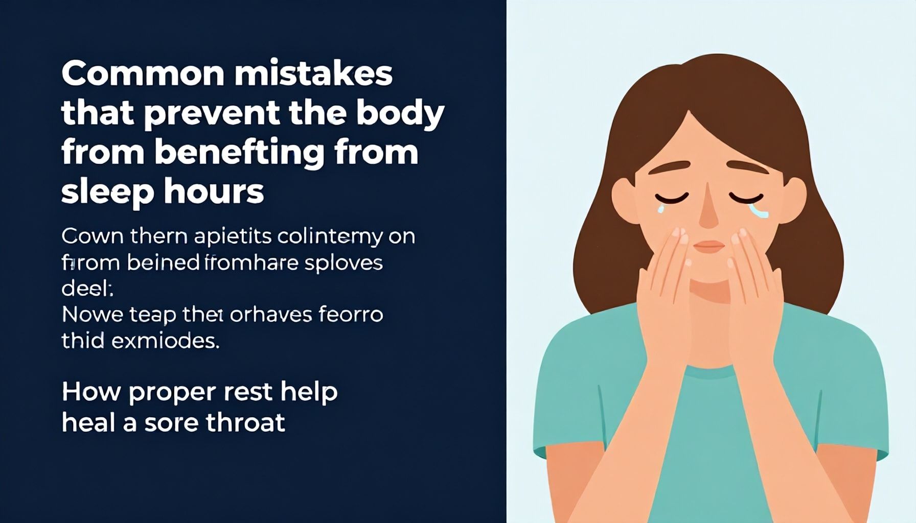 أخطاء شائعة تعيق استفادة الجسم من ساعات النوم