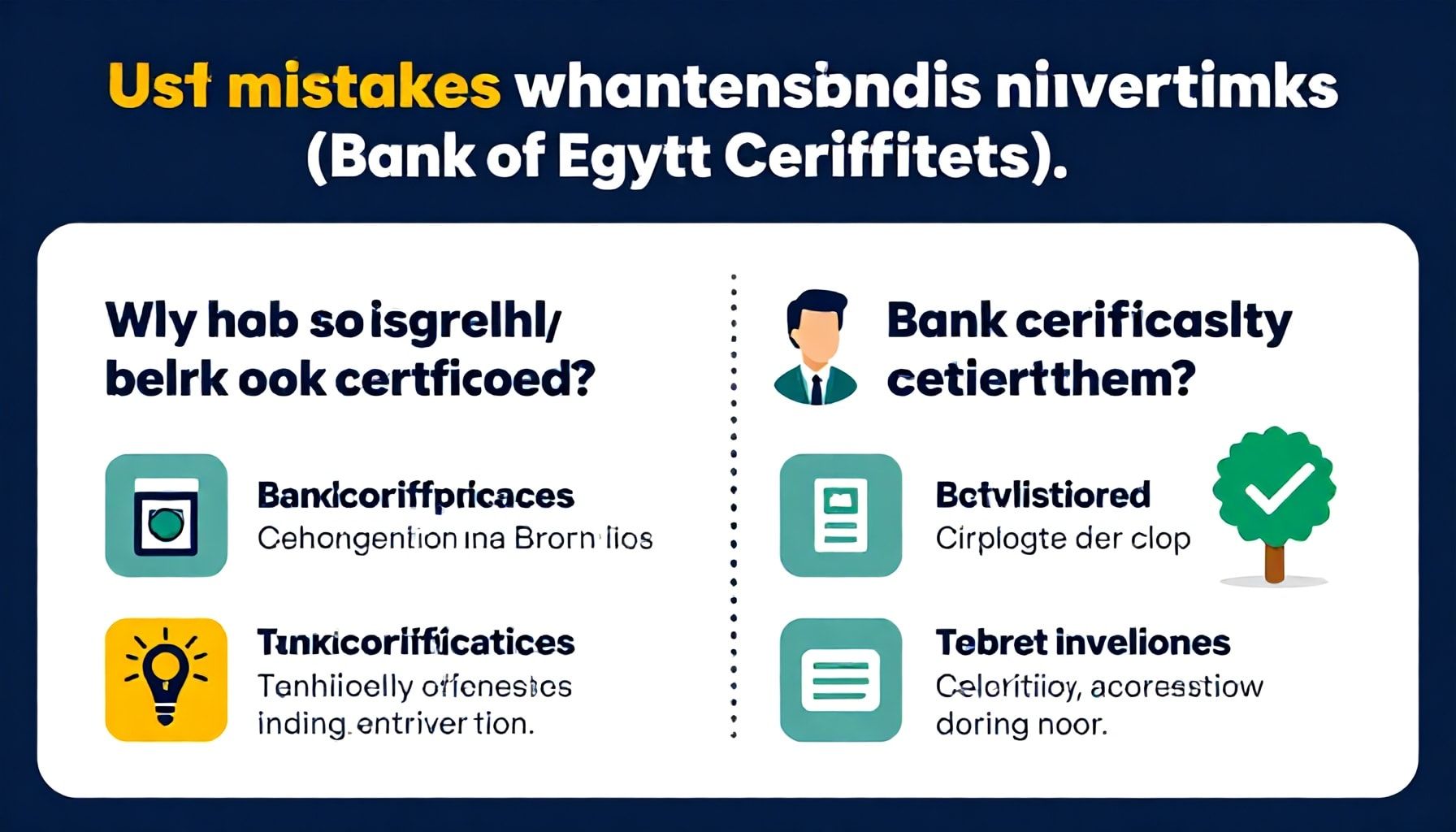 أخطاء شائعة عند الاستثمار في الشهادات وكيفية تجنبها