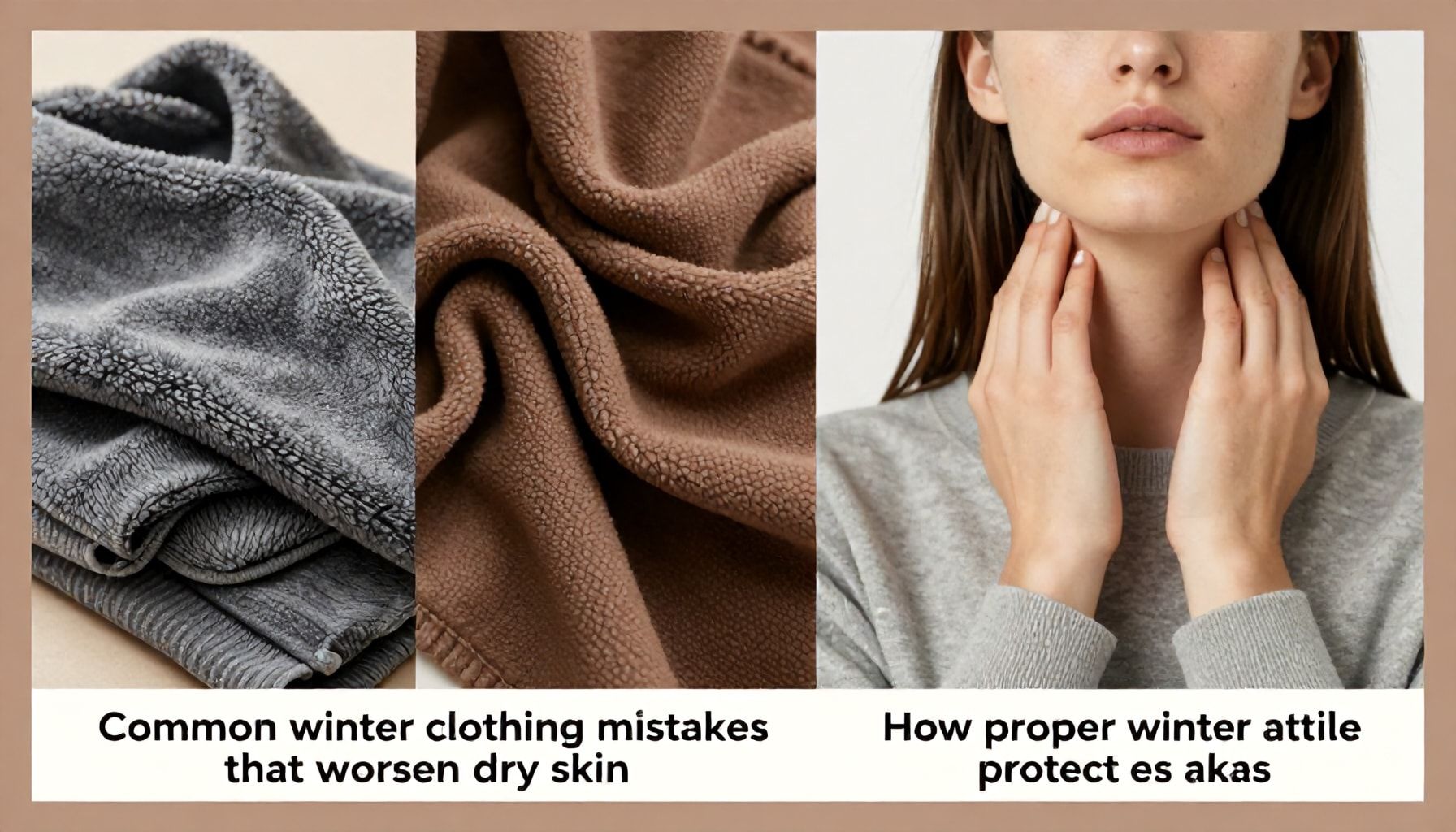 أخطاء شائعة في ارتداء الملابس الشتوية تزيد جفاف البشرة