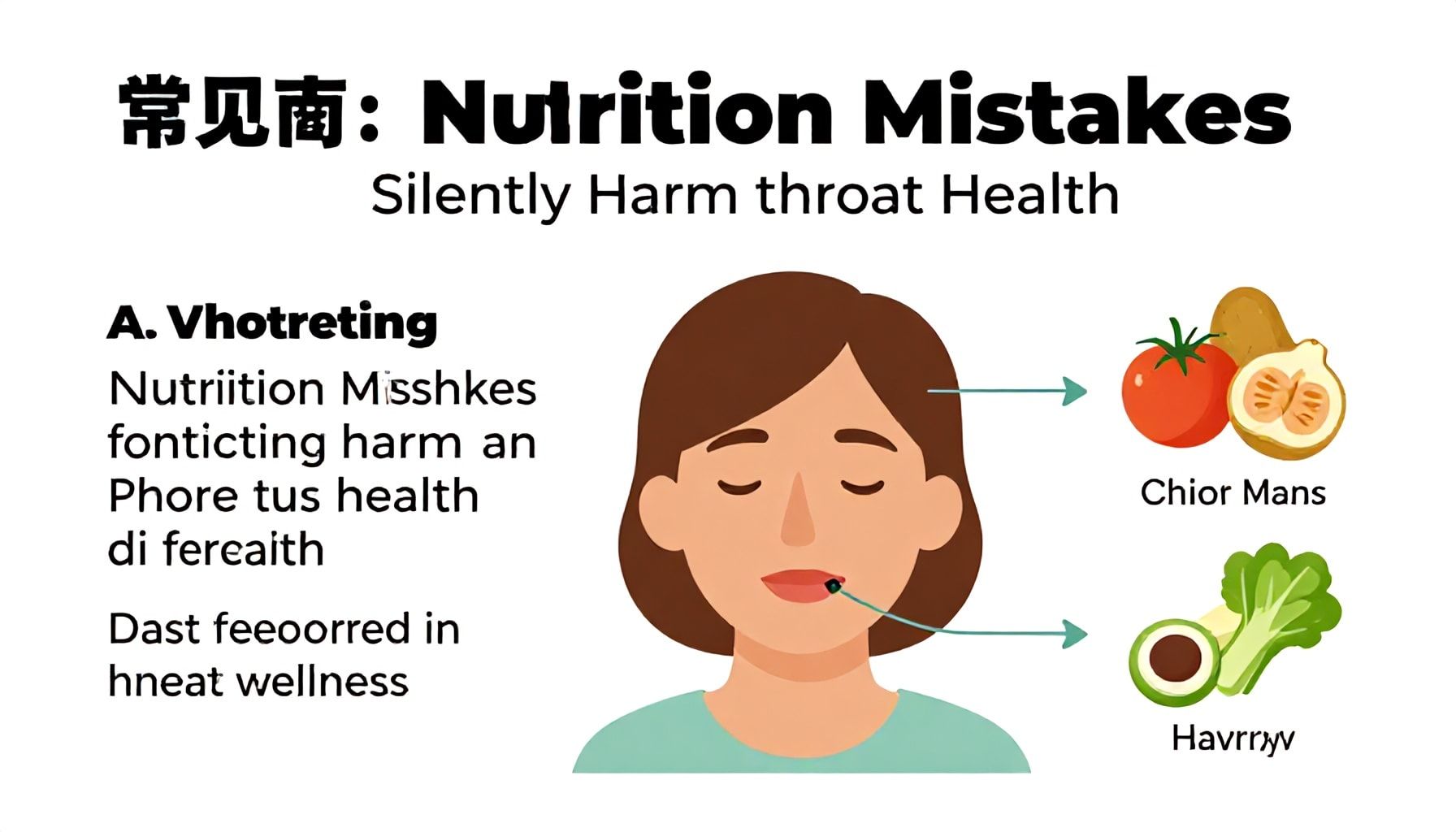 أخطاء شائعة في التغذية تضر بالحلق دون أن تشعر
