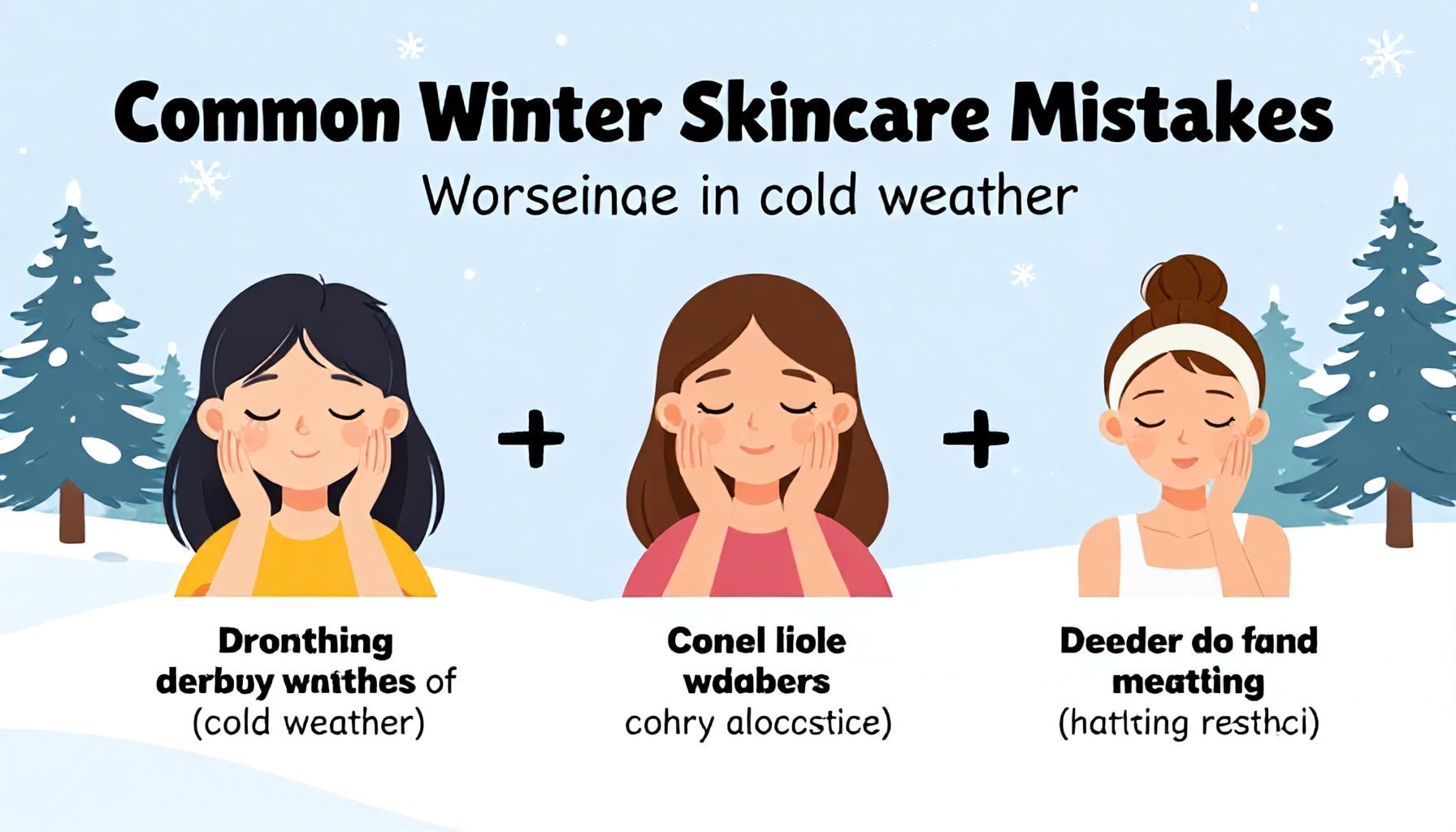 أخطاء شائعة في العناية بالبشرة تزداد خطورتها شتاءً