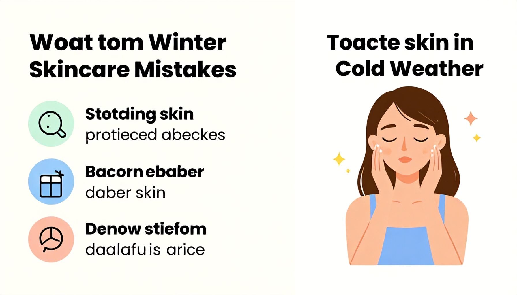أخطاء شائعة في العناية بالبشرة خلال الشتاء