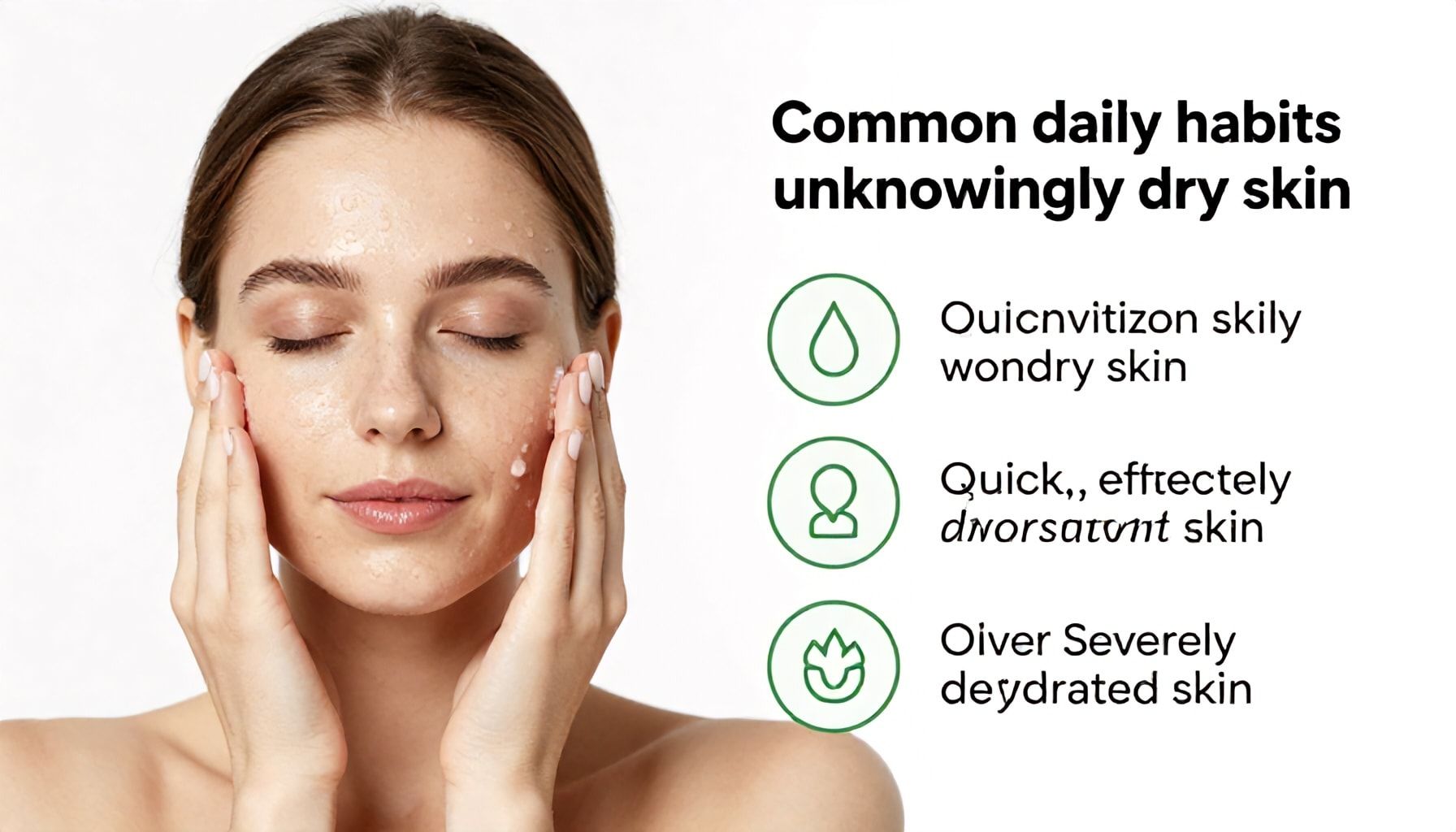أخطاء يومية تزيد جفاف البشرة دون أن تدركي