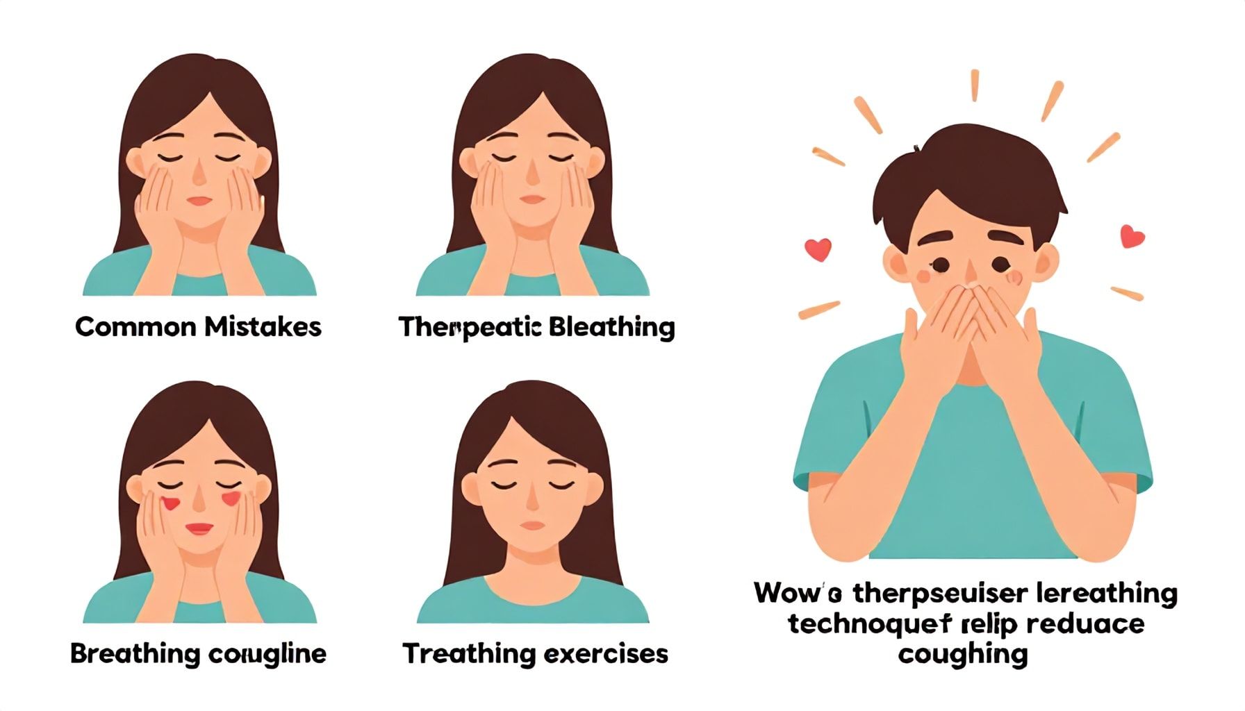 أربعة أخطاء شائعة عند ممارسة التنفس العلاجي