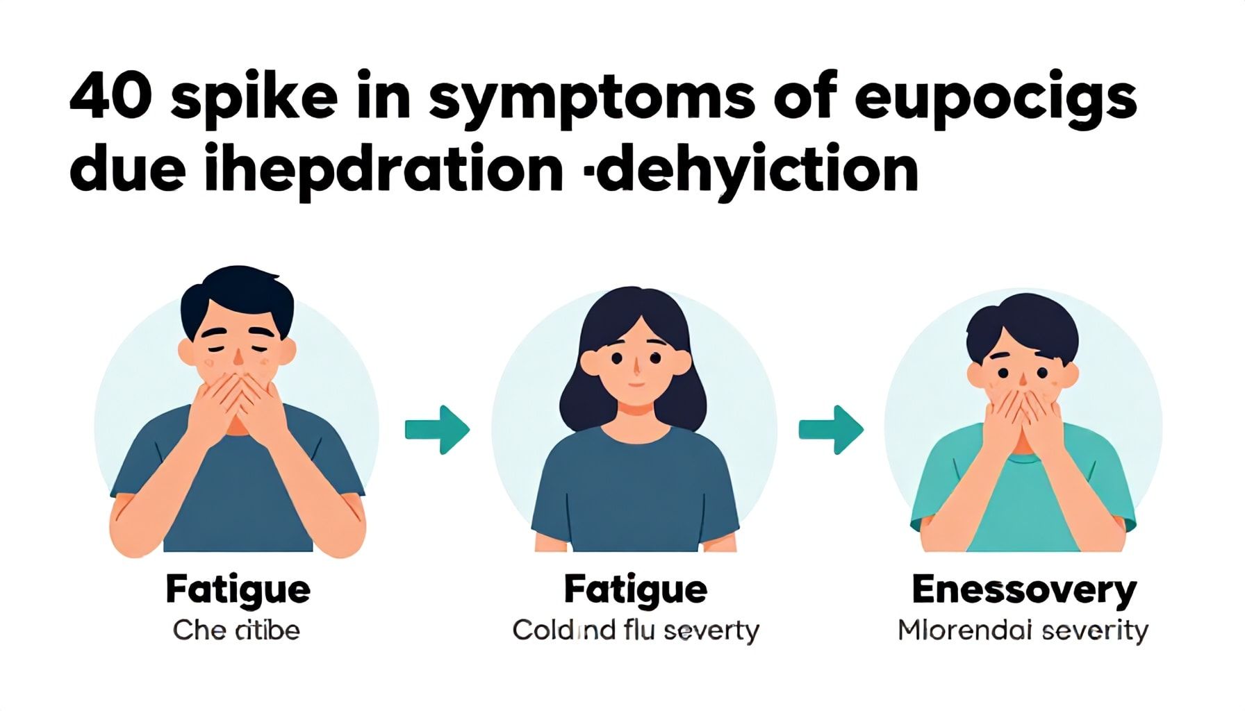 أرقام مفاجئة عن زيادة الأعراض بنسبة 40٪ عند نقص السوائل