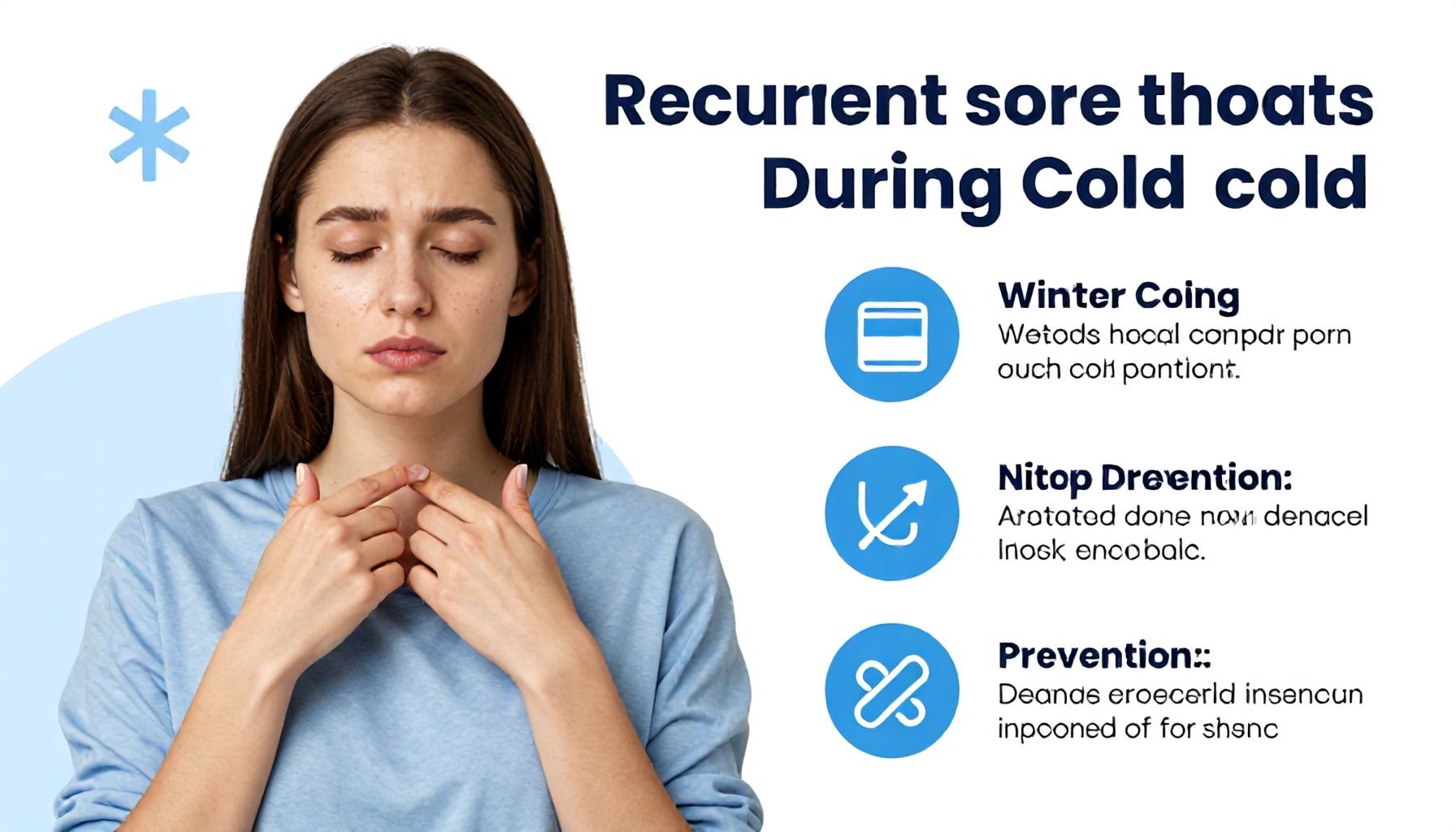 أسباب التهاب الحلق المتكرر خلال الشهور الباردة