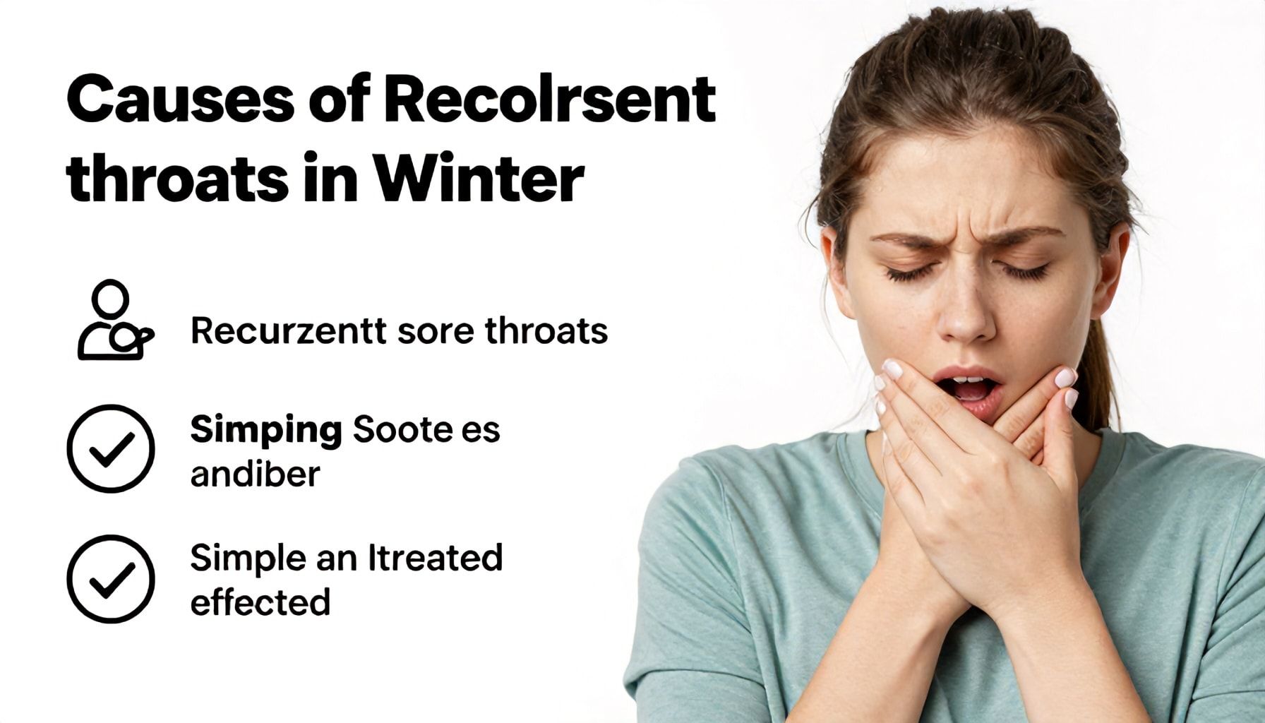 أسباب التهاب الحلق المتكرر خلال فصل الشتاء