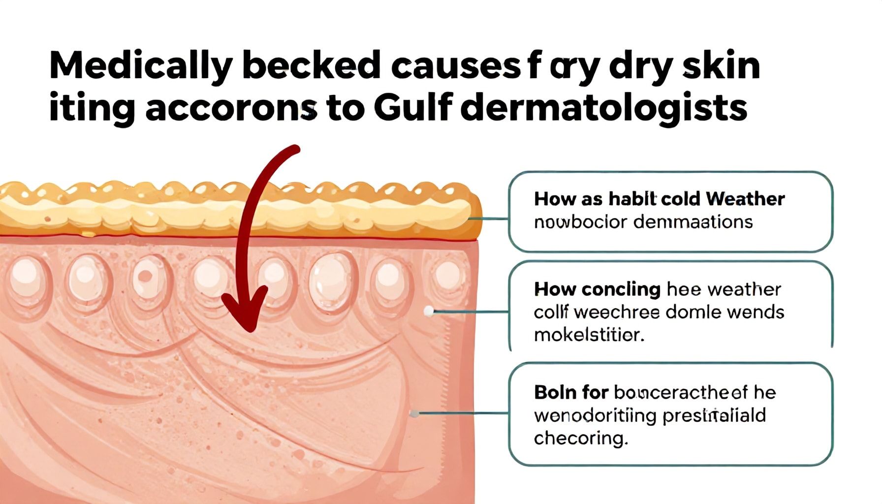 أسباب جفاف البشرة والحكة وفق أطباء الجلد في الخليج