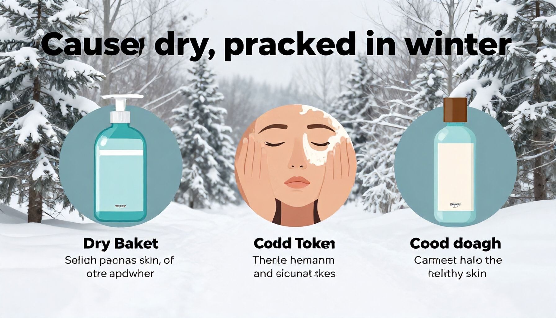 أسباب جفاف الجلد وتشققه خلال فصل الشتاء