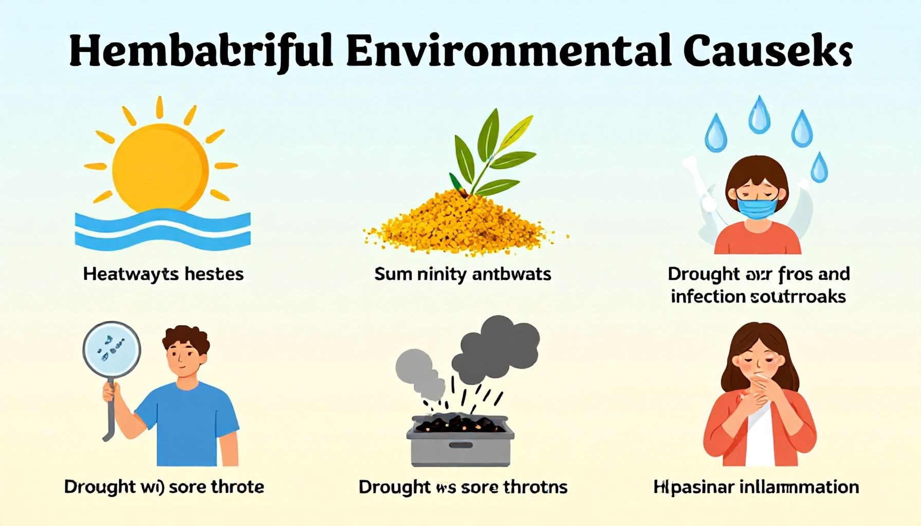 أسباب طبية وبيئية وراء تفشي الالتهابات الصيفية