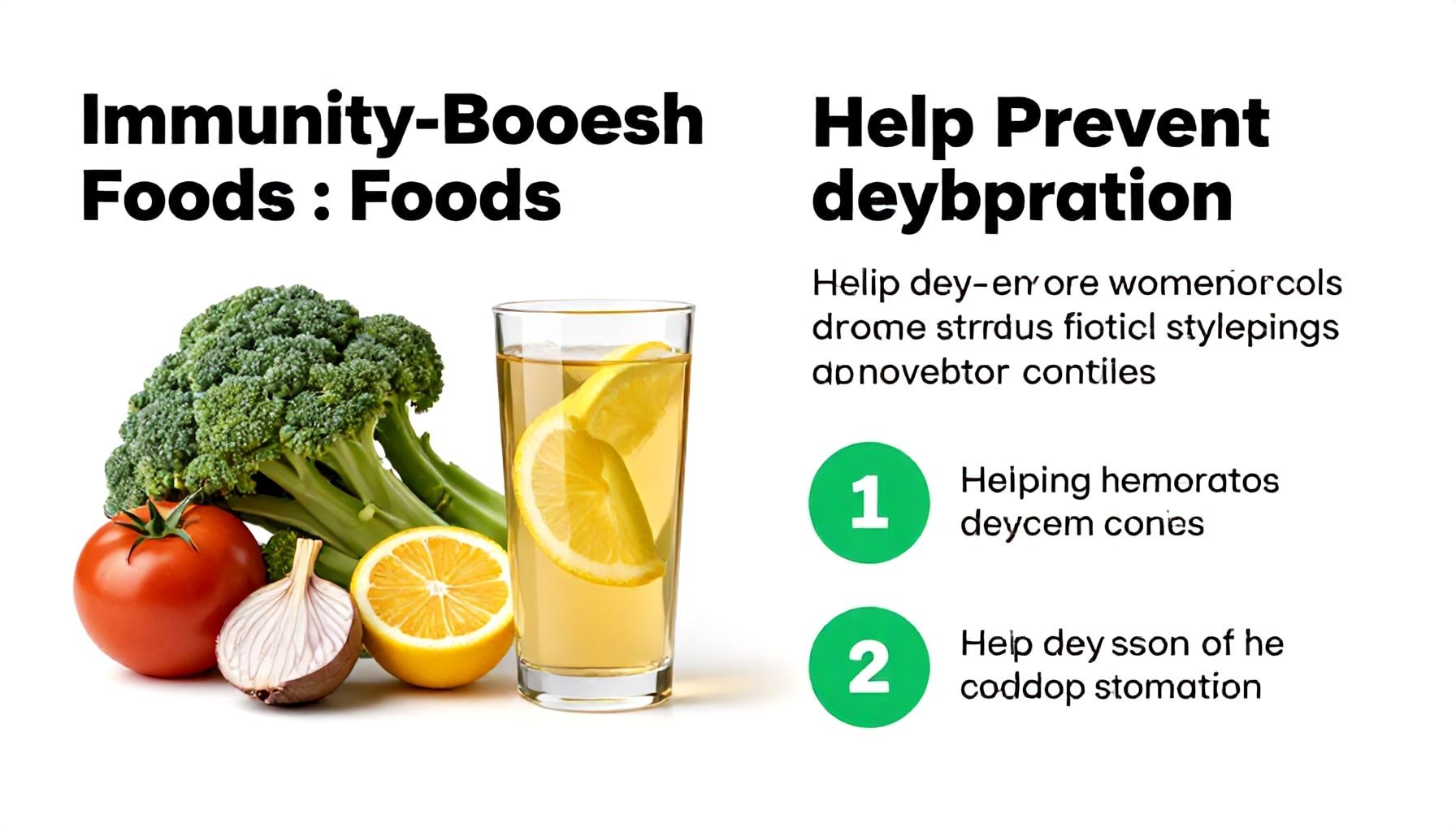 أطعمة ومشروبات تعزز المناعة وتقلل مخاطر الجفاف