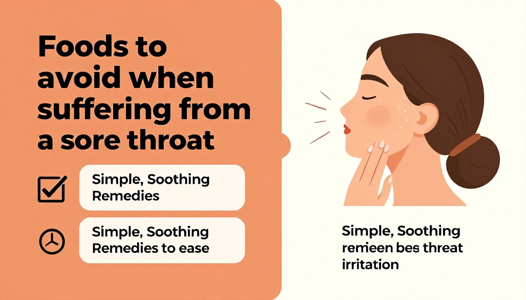 أطعمة يجب تجنبها عند المعاناة من التهاب الحلق