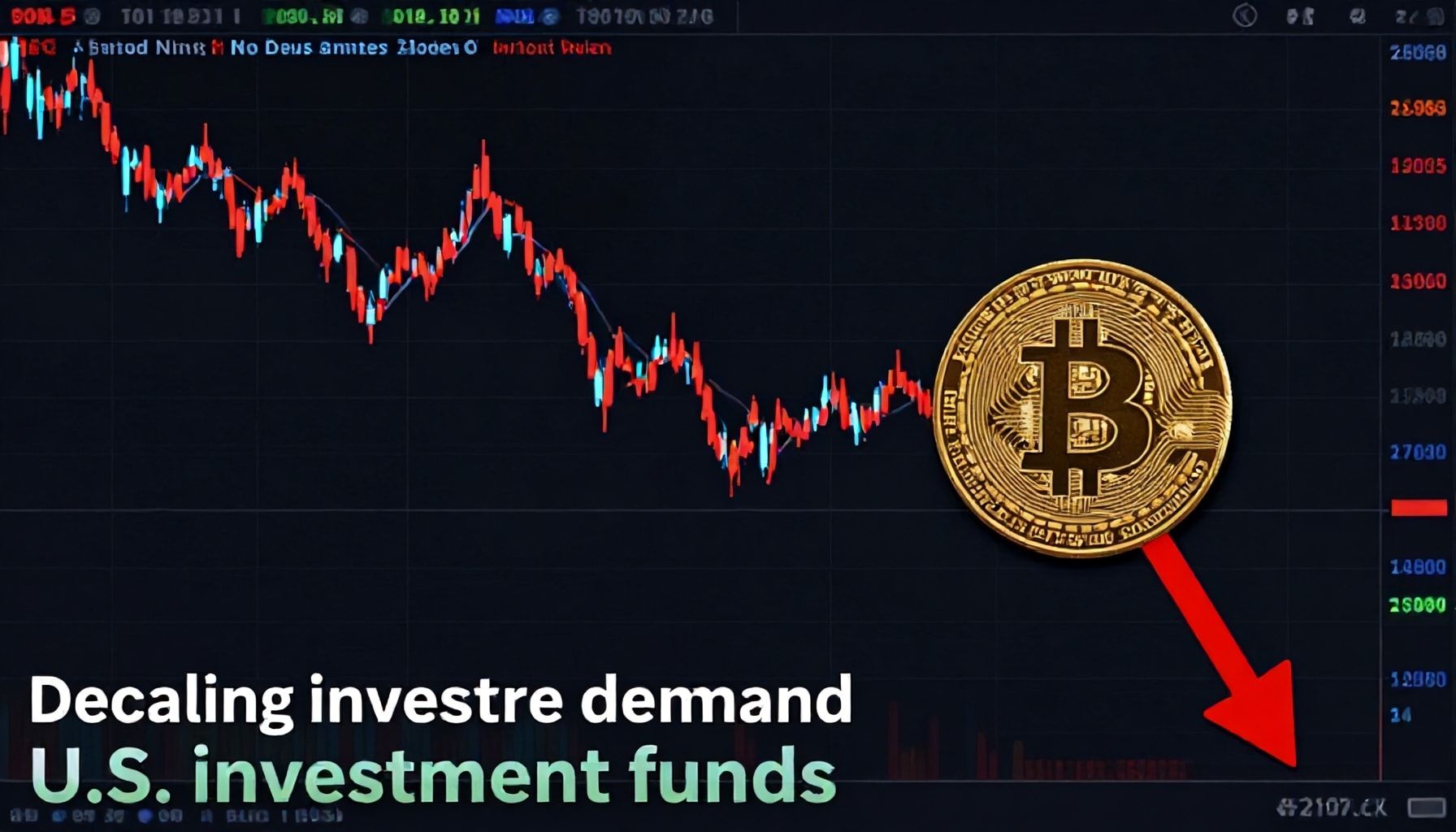 أسعار البيتكوين تهوي 7% بعد تراجع طلب صناديق الاستثمار الأمريكية