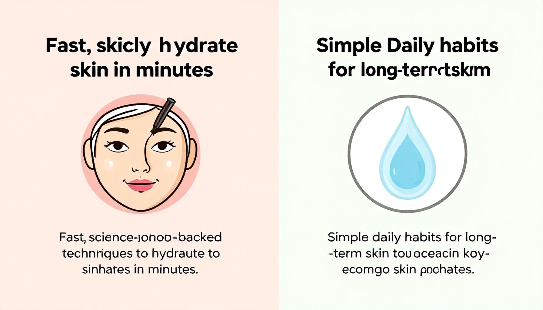 الطرق العلمية السريعة لترطيب البشرة في دقائق معدودة