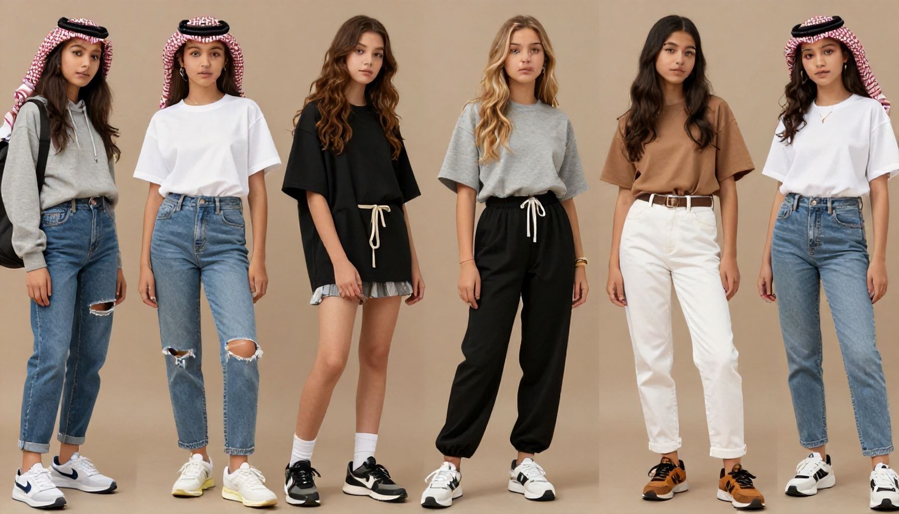 انتشار الأحذية الرياضية كظاهرة موضة بين فتيات الخليج