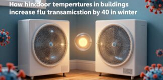 درجات الحرارة المرتفعة في المباني تزيد انتشار الإنفلونزا بنسبة 40٪ شتاءً
